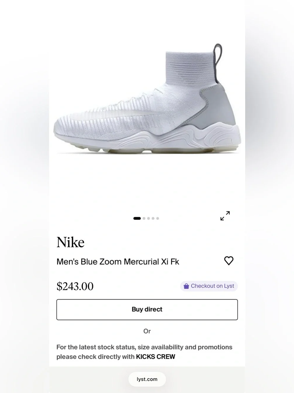 Nike breathable white